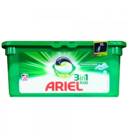 Ariel washing capsules